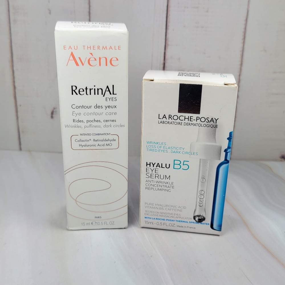 Avene & La Roche-Posay Eye Serum Bundle BNIB